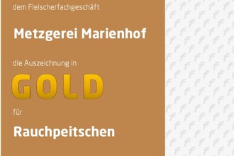 Gold Auszeichnung für unsere Rauchpeitschen