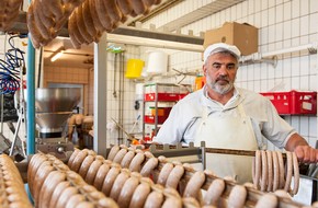 Wurstherstellung in unserer Hauptfiliale